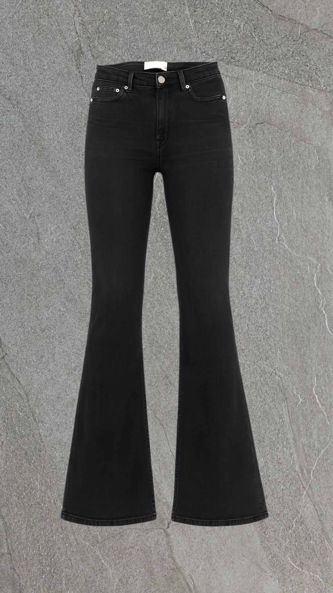 ZARA BELL BOTTOM STRETCHY DENIM - UK 8