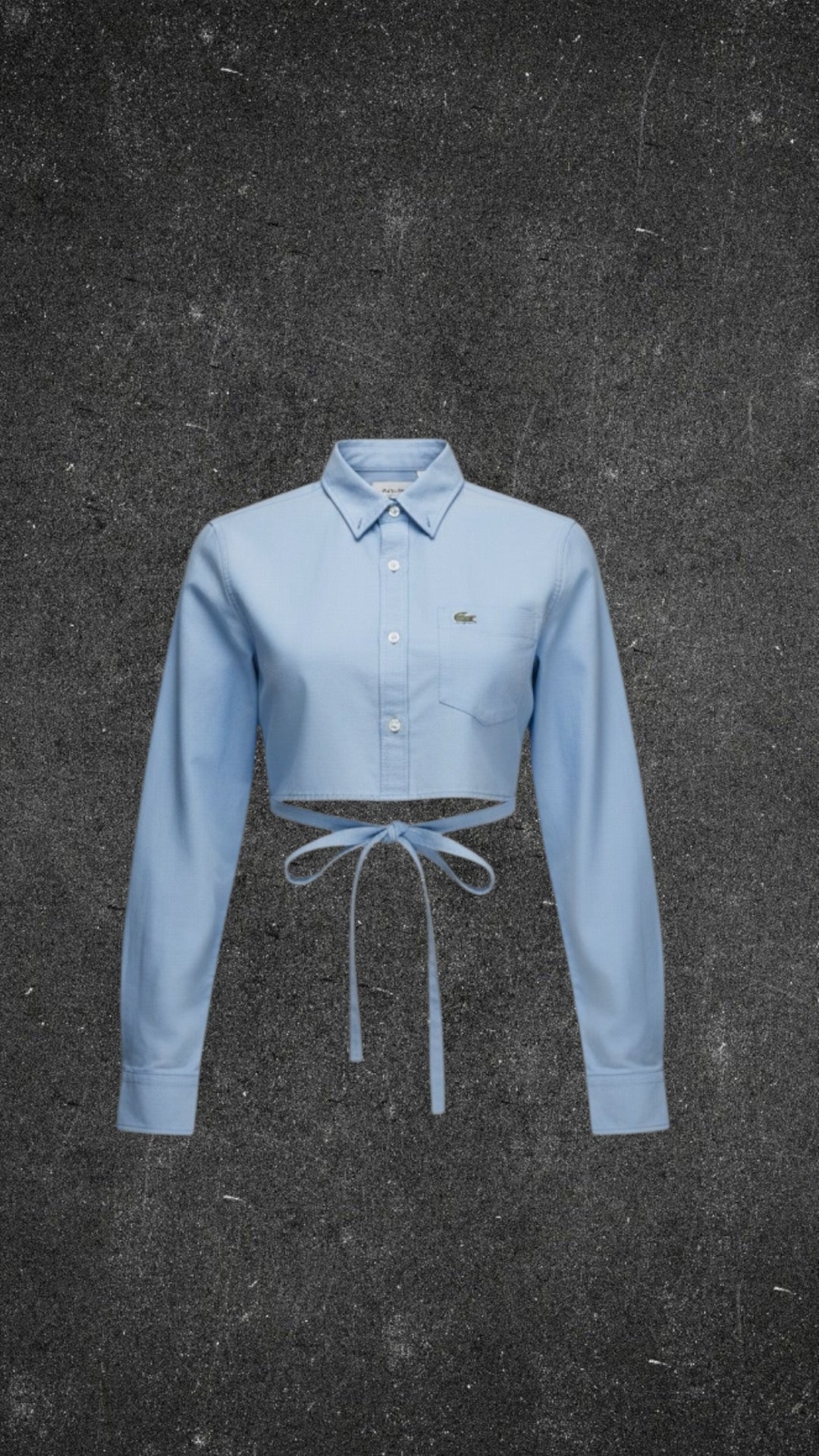 LACOSTE REWORK LONG SLEEVED SHIRT - UK 12