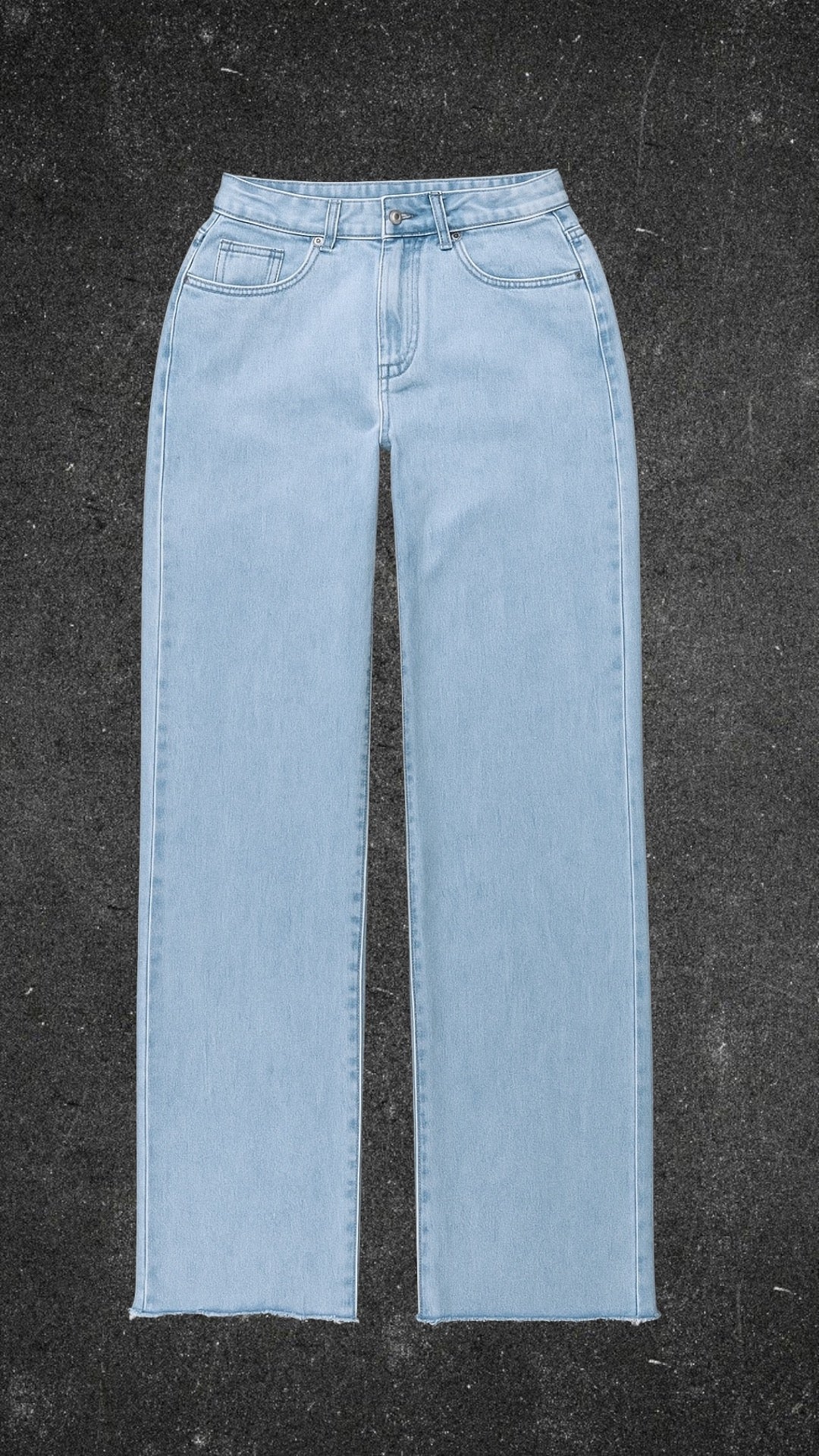 UNTAGGED STRAIGHT LEG JEANS - UK 10