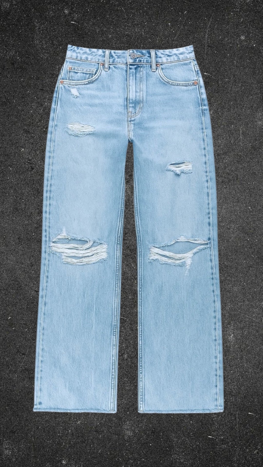 DENIM CO STRAIGHT LEG JEANS - UK 12