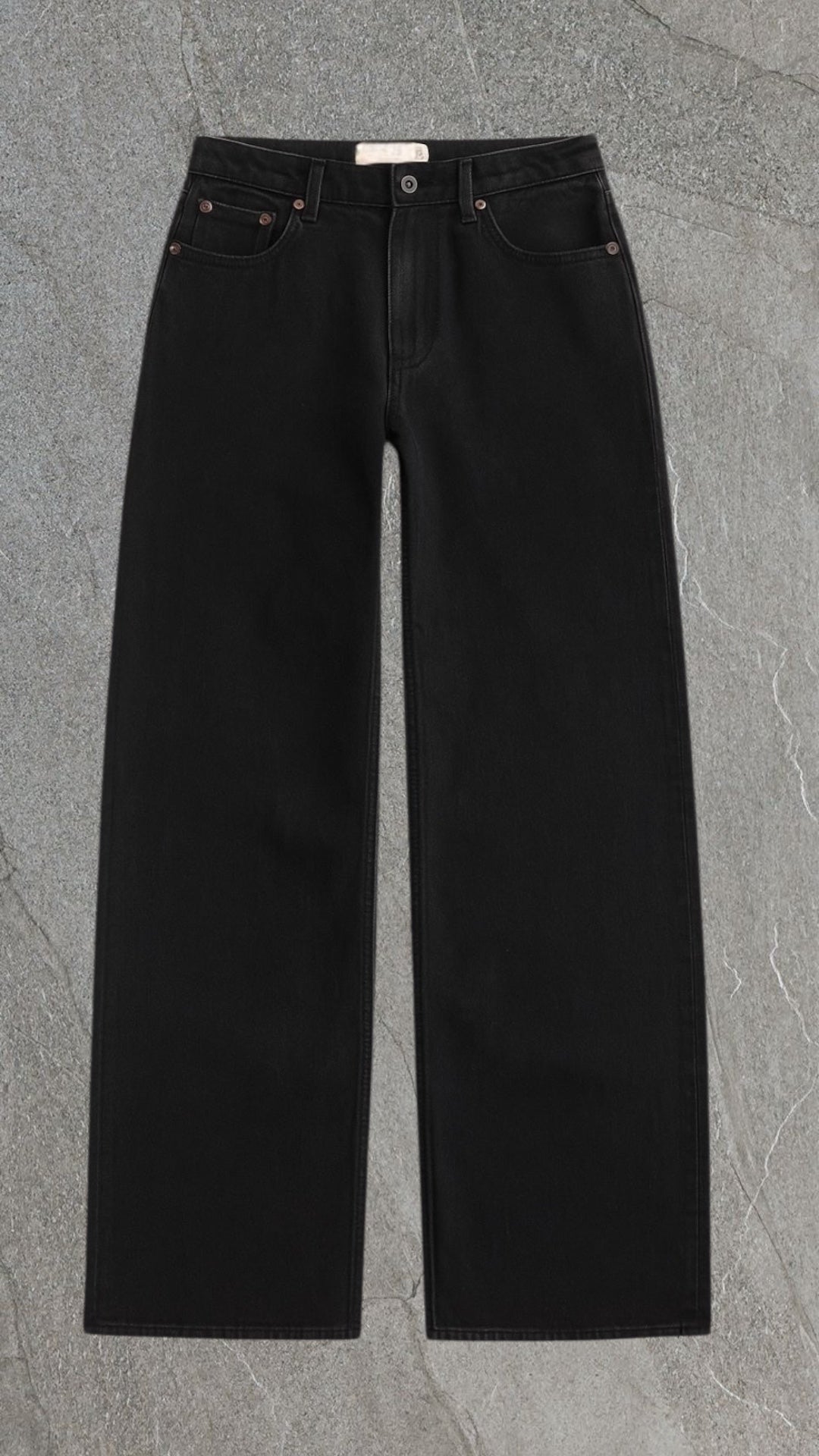 BERSHKA DENIM WIDE LEG JEANS - UK 14