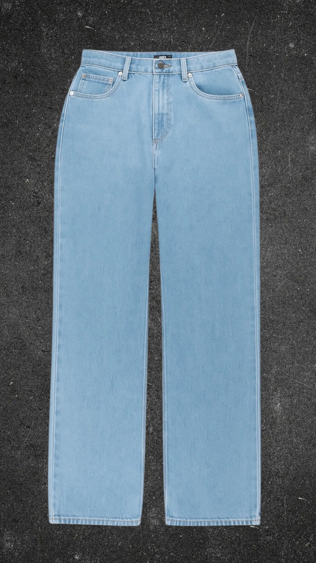 PRETTYLITTLETHING BAGGY FIT STRAIGHT LEG JEANS - UK 10