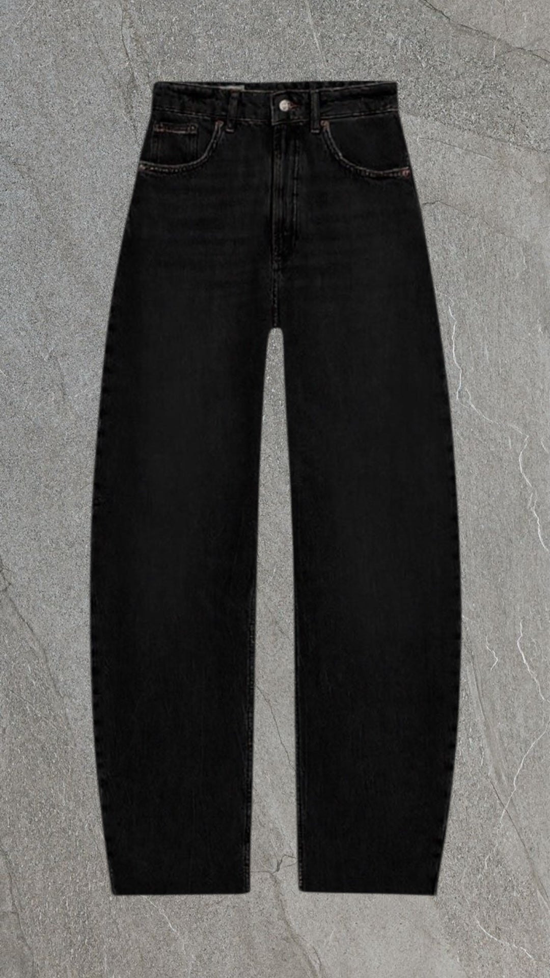 BERSHKA BAGGY LOOSE  FIT BARREL JEANS - UK 8