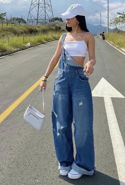 GEORGIO PEVIANI WIDE LEG VINTAGE OVERALL - UK 14